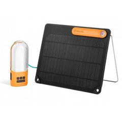 Картинка Набор солнечная батарея + фонарь Biolite - PowerLight Solar Kit Black/Orange (BLT SXA1001+) BLT SXA1001+   раздел Кемпинговые фонари