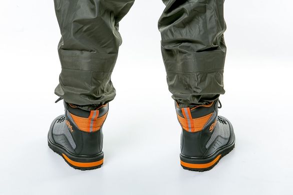 Зображення Ботинки забродные с резиновой подошвой Tramp Angler р.41 Серый (TRB-004-41) TRB-004-41 - Забродні штани та ботинки Tramp