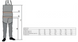 Картинка Полукомбинезон забродный Norfin FreeWater размер 45 81250-45 - Забродные штаны и ботинки Norfin