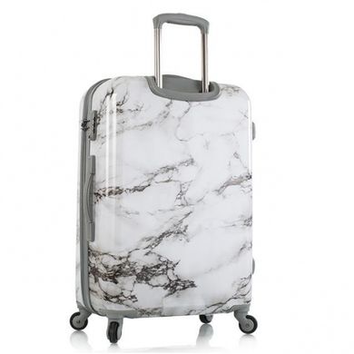 Зображення Чемодан Heys Bianco (M) White Marble (925207) 925207 - Дорожні рюкзаки та сумки Heys