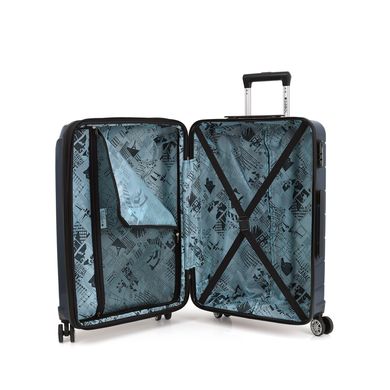 Картинка Чемодан Gabol Midori (M) Navy Blue (122146 046) 929441 - Дорожные рюкзаки и сумки Gabol