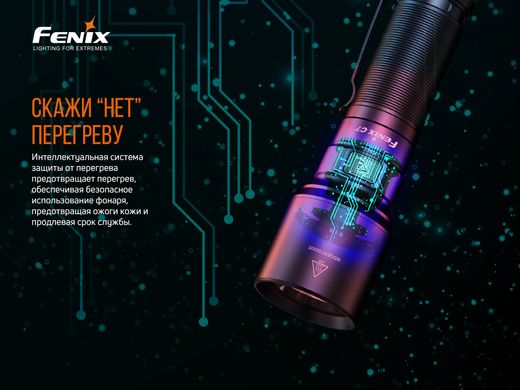 Картинка Промышленный фонарь Fenix C7 на 3000 lm с зарядкой USB Type-C C7 - Ручные фонари Fenix