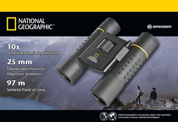 Картинка Бинокль National Geographic 10x25 (914848) 914848 - Бинокли National Geographic
