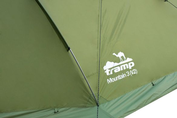 Картинка Палатка Tramp Mountain 3 (TRT-023-green) зимняя экспедиционная трехместная TRT-023-green - Туристические палатки Tramp