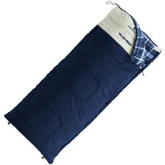 Картинка Спальный мешок Ferrino Travel 200/+5°C Deep Blue/White Left (928113) 928113 - Спальные мешки Ferrino