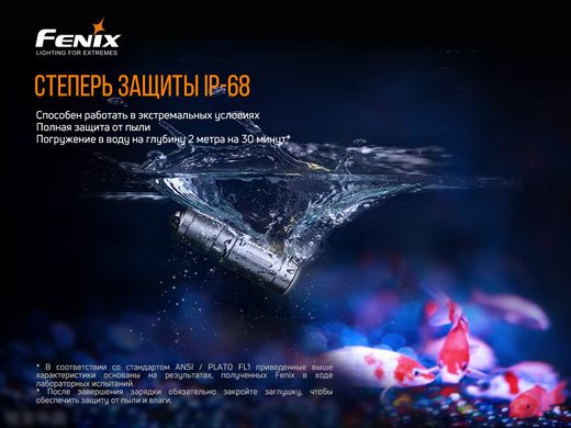 Картинка Фонарь-брелок наключный Fenix E02R (Cree XP-G2, 200 люмен, 2 режима, USB), синий E02Rbl - Наключные фонари Fenix
