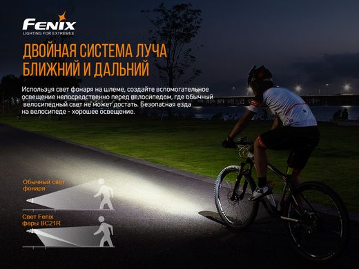 Картинка Велосипедная фара Fenix BC21R V2.0 BC21RV20 - Велофары Fenix