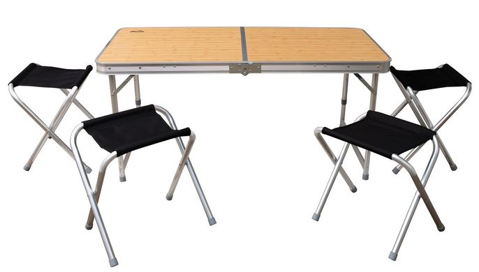 Зображення Комплект кемпіногових меблів Tramp TRF-035 (стіл та 4 стільця) TRF-035 - Розкладні столи Tramp
