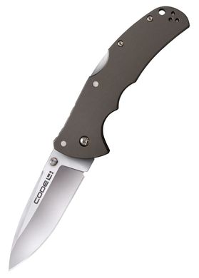 Картинка Нож складной Cold Steel Code 4 Spear Point, Metal Grey (CST CS-58PS) CST CS-58PS - Ножи Cold Steel