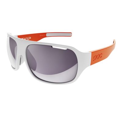 Зображення Сонцезахистні велосипедні окуляри POC DO Flow Hydrogen White/Zink Orange (PC DOFL60118042VLS1) PC DOFL60118042VLS1 - Велоокуляри POC