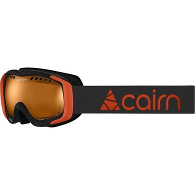 Картинка Десткая маска для лыж и сноуборда Cairn Booster Photochromic Jr black-orange(0580098-202) 0580098-202 - Маски горнолыжные Cairn
