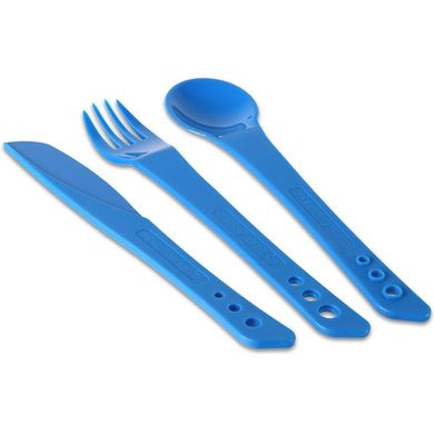 Картинка Lifeventure вилка, ложка, нож Ellipse blue 75010 - Походные кухонные принадлежности Lifeventure
