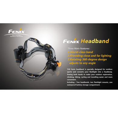 Зображення Кріплення наголовне для ліхтарів Fenix HeadFen - Аксессуари для ліхтарів Fenix