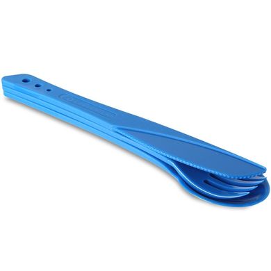 Картинка Lifeventure вилка, ложка, нож Ellipse blue 75010 - Походные кухонные принадлежности Lifeventure