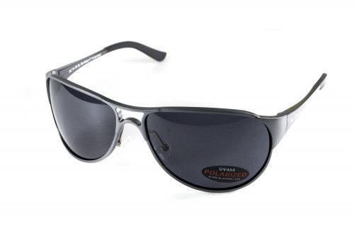 Картинка Поляризационные очки BluWater ALUMINATION 3 Gunmetal Gray (4АЛЮМ3-Г20П) 4АЛЮМ3-Г20П - Поляризационные очки BluWater