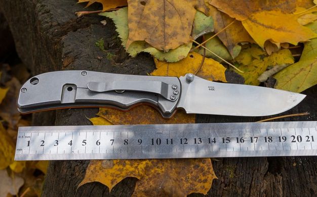 Картинка Нож складной карманный Ganzo G723-OR (Frame lock, 95/215 мм) G723-OR - Ножи Ganzo