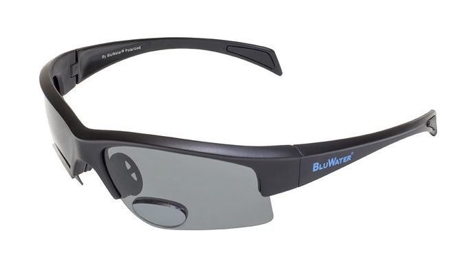 Картинка Бифокальные очки с поляризацией BluWater BIFOCAL 2 Gray +3,0 (4БИФ2-20П30) 4БИФ2-20П30 - Поляризационные очки BluWater