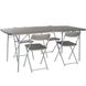 Зображення Стіл зі стільцями Vango Orchard XL 182 Table and Chair Set Grey (928212) 928212 - Розкладні столи Vango