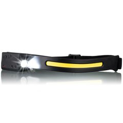 Зображення Ліхтар налобний National Geographic Iluminos Stripe 300 lm + 90 Lm USB Rechargeable (930158) 930158 - Налобні ліхтарі National Geographic
