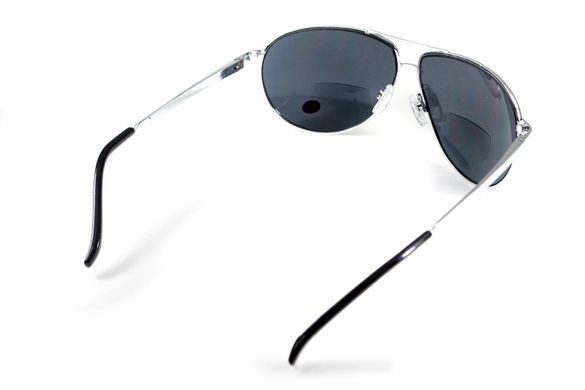 Зображення Біфокальні захистні окуляри Global Vision AVIATOR Bifocal gray (1АВИБИФ-Д2.0) 1АВИБИФ-Д2.0 - Тактичні та балістичні окуляри Global Vision