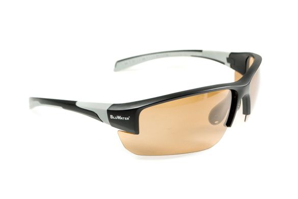 Зображення Фотохромні окуляри поляризаційні BluWater Samson-3 Polarized + Photochromic (brown) (BW-SAM3-BR23) BW-SAM3-BR23 - Поляризаційні окуляри BluWater