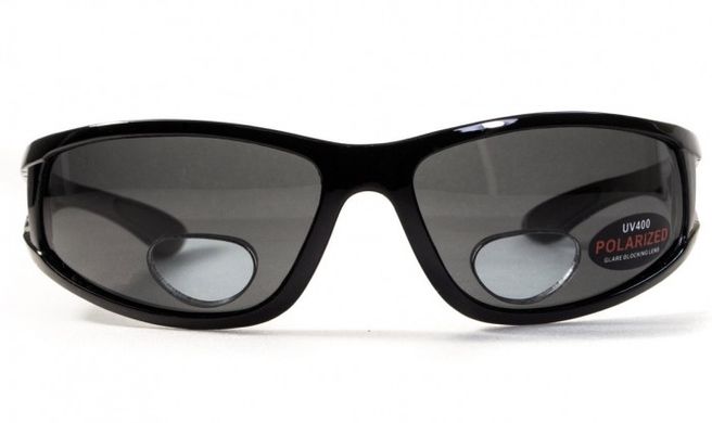 Картинка Бифокальные очки с поляризацией BluWater BIFOCAL 3 Gray +1,5 (4БИФ3-20П15) 4БИФ3-20П15 - Поляризационные очки BluWater