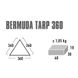 Зображення Тент туристический High Peak Bermuda Tarp 360 Grey (926806) 926806 - Шатри та тенти High Peak