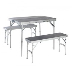 Зображення Стіл Vango Granite 90 Bench Set Excalibur (928210) 928210 - Розкладні столи Vango