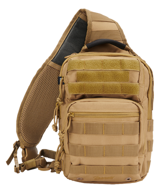 Картинка Тактическая сумка-рюкзак Brandit-Wea US Cooper sling medium(8036-70-OS) camel, 8L 8036-70-OS - Тактические рюкзаки Brandit-Wea
