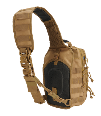Картинка Тактическая сумка-рюкзак Brandit-Wea US Cooper sling medium(8036-70-OS) camel, 8L 8036-70-OS - Тактические рюкзаки Brandit-Wea