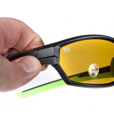 Картинка Солнцезащитные очки для рыбалки с поляризацией и сменными линзами Norfin For Feeder Concept 01 (NF-FC2001) линзы серо-зеленые и желтые NF-FC2001 - Очки для рыбалки Norfin