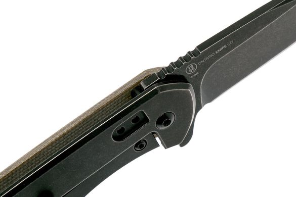 Зображення Ніж складаний кишеньковий Ontario Shikra 8599 (Frame lock, 81/188 мм, чорний) 8599 - Ножі Ontario