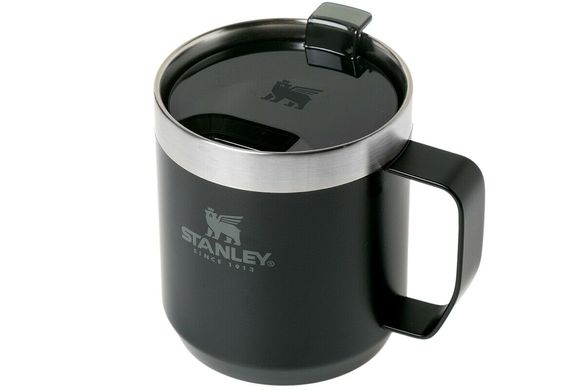 Зображення Термокружка Stanley Legendary Classic Camp Matte Black 0,35л (10-09366-006) 10-09366-006 - Термокружки Stanley