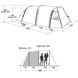 Картинка Палатка 6+ местная для кемпинга Easy Camp Huntsville 600 Red (928890) 928890 - Кемпинговые палатки Easy Camp