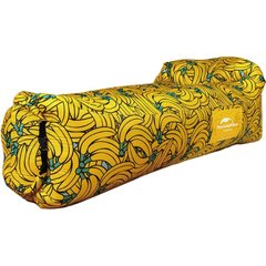 Картинка Ламзак-надувний диван Naturehike NH20FCD06, жовтий з принтом 6927595777077 - Надувные коврики Naturehike