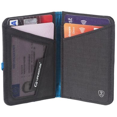 Картинка Нейлоновый кошелек с зашитой данных Lifeventure RFID Card Wallet black (68710) 68710 - Кошельки Lifeventure