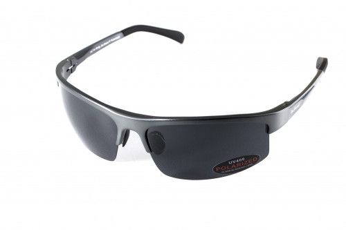 Картинка Поляризационные очки BluWater ALUMINATION 5 Gunmetal Gray (4АЛЮМ5-Г20П) 4АЛЮМ5-Г20П - Поляризационные очки BluWater
