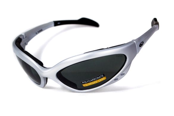 Картинка Защитные очки с поляризацией Black Rhino Rhinolidz Polarized gray (4РИНО-20П) 4РИНО-20П - Тактические и баллистические очки Black Rhino