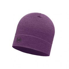 Зображення Шапка Buff Midweight Merino Wool Hat, Purple Melange (BU 113026.605.10.00) BU 113026.605.10.00 - Шапки Buff