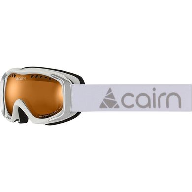 Картинка Десткая маска для лыж и сноуборда Cairn Booster Photochromic Jr mat white-silver(0580098-2101) 0580098-2101 - Маски горнолыжные Cairn