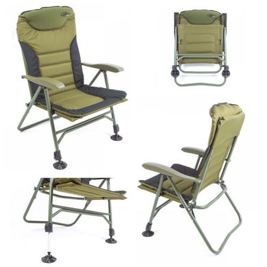 Картинка Кресло карповое регулируемое Norfin HUMBER NF-20605 (max140кг)  NF-20605 - Карповые кресла Norfin