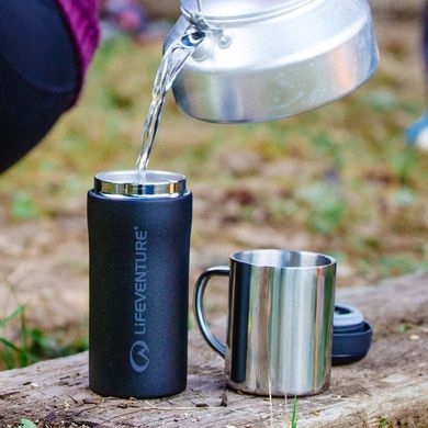 Картинка Термокружка стальная Lifeventure Thermal Mug 0,3L black matt (9530M) 9530M - Термокружки Lifeventure