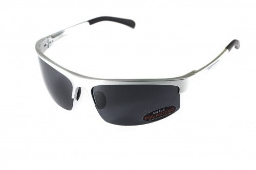 Картинка Поляризационные очки BluWater ALUMINATION 5 Silver Gray (4АЛЮМ5-С20П) 4АЛЮМ5-С20П - Поляризационные очки BluWater