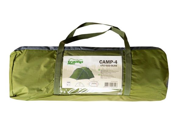 Картинка Намет Tramp Lite Camp 4 олива (UTLT-022-olive) UTLT-022-olive - Туристические палатки Tramp Lite