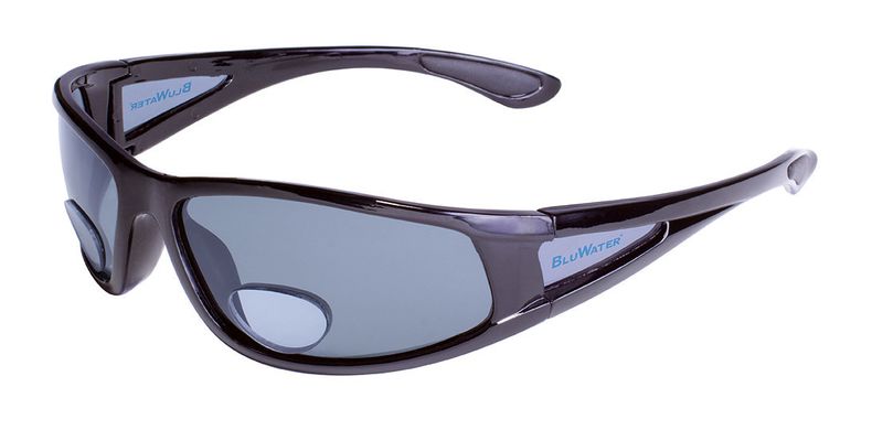 Картинка Бифокальные очки с поляризацией BluWater BIFOCAL 3 Gray +3,0 (4БИФ3-20П30) 4БИФ3-20П30 - Поляризационные очки BluWater