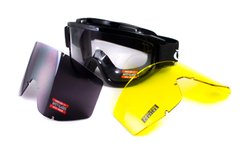 Зображення Захисні окуляри Global Vision Wind-Shield 3 lens KIT Anti-Fog (GV-WIND3-KIT1) GV-WIND3-KIT1 - Тактичні та балістичні окуляри Global Vision