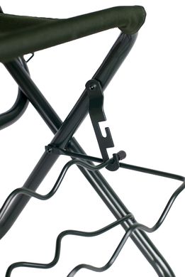 Зображення Стул складной со спинкой и подставкой под удилища Ranger Rod, зеленый (до 120 кг) RA 4407 - Стільці кемпінгові Ranger