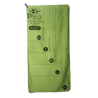 Зображення Рушник з мікрофібри DryLite Towel, M - 50х100см, Lime від Sea to Summit (STS ADRYAMLI) STS ADRYAMLI - Гігієна та полотенця Sea to Summit
