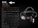 Картинка Фонарь налобный Fenix HP30R (Cree XM-L2 + XP-G2, 1000 люмен, 9 режимов, 2x18650, USB), черный, комплект HP30Rblack - Налобные фонари Fenix