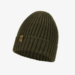 Зображення Шапка Buff Merino Wool Knit 1 layer Hat Norval, Forest (BU 124242.809.10.00) BU 124242.809.10.00 - Шапки Buff